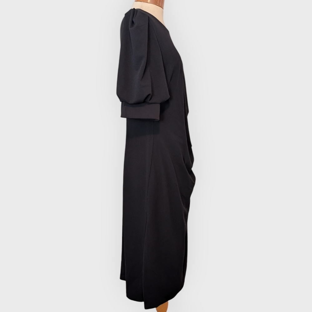 Consigned Shelby & Palmer Black Midi Dress - Picture 2 of 7